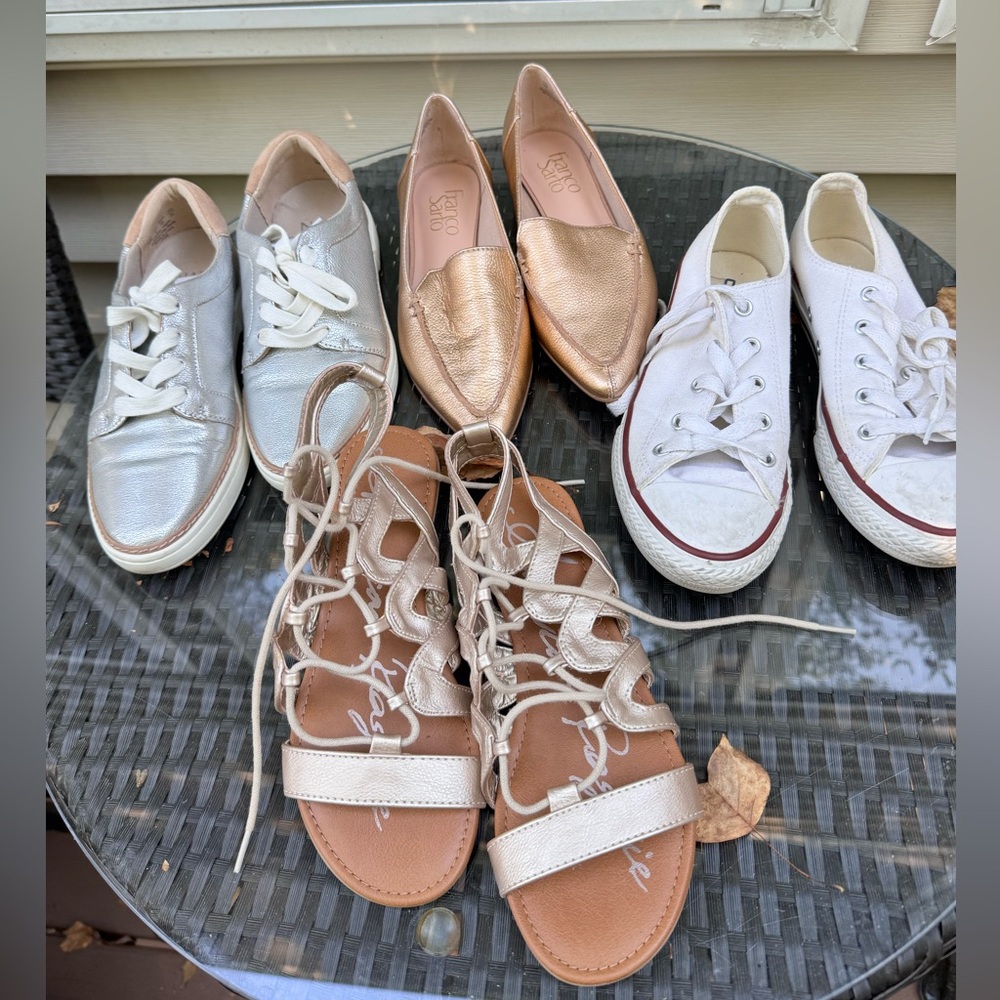 Size 5 Converse and all other shown in pics Shoes Bundle